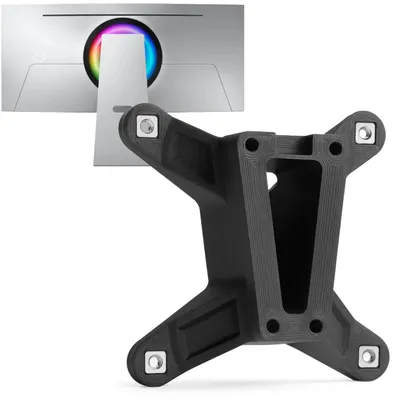 Image de Adaptateur VESA 75 x 75 mm pour moniteurs non compatibles VESA, installation facile
