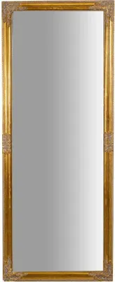 Produktbild von Wandspiegel 72x4x180cm vertikal/horizontal - Spiegel antikiertem goldenem Finish - Ganzkörperspiegel Gold - Badspiegel barock