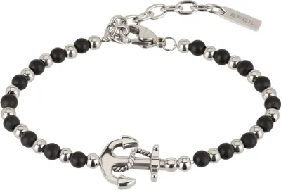 Immagine prodotto di Bracciali con perle Breil Collezione Argento Onice Nero - uomo