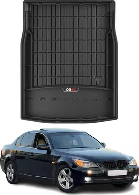 Image de OMAC Tapis de coffre caoutchouc pour BMW Série 5 E60 / M5 2003-2010 Noir Premium