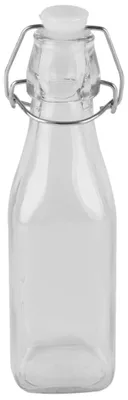 Image de DOCHTMANN : Bouteille en verre avec bouchon à clip, 250 ml