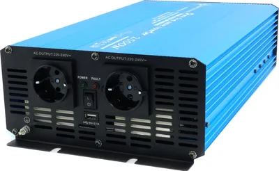 Produktbild von Spannungswandler 12V 230V Blau Reiner Sinus Wechselrichter : 2500 W