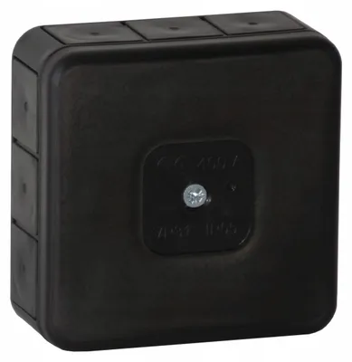 Image de Boîte hermétique en saillie noire 85x85x37 IP44 Viplast 03105