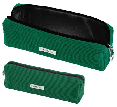 Productafbeelding van Pennentasje van corduroy, damespennenetui, meisjespennenetui, etui, corduroy pennenetui voor meisjes, tieners, school, kantoor
