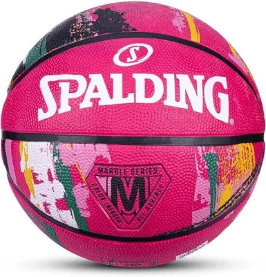Produktbild von Famanu Basketball Größe 6 - Robuster Gummi für den Außenbereich - Pink