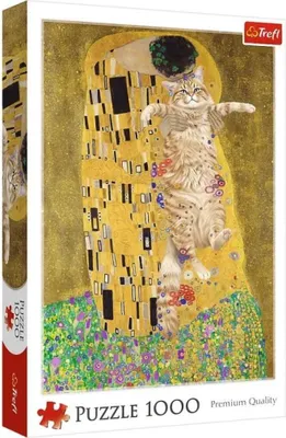 Obrázok produktu pre Puzzle 1000 Purrfekcyjny Pocałunek Bridgeman Trefl