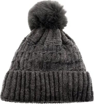 Produktbild von Wintermütze mit Bommel – Stylisch und Warm für die kalte Jahreszeit mit Innenfutter Anthrazit