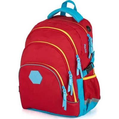 Image de Sac à dos scolaire - OXY SCOOLER Red
