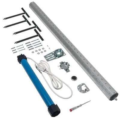 Produktbild von HOMEPILOT Rollladen Automatisierungsset smart, Komplettset zum Nachrüsten inkl. Rollladenmotor (SW60, 20 Nm), Adapter & Zubehör