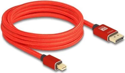 Obrázek produktu pro DELOCK Mini DisplayPort zu DisplayPort Kabel 8K 60 Hz 3 m