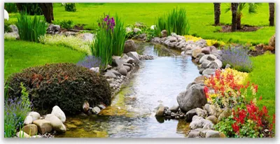 Produktbild von Glasbilder 140x70 Wandbild Druck auf Glas Garten See Natur