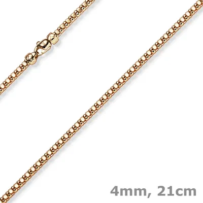 4mm-Phantasiearmband-aus-585-Rotgold-21cm
