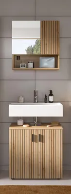 Produktbild von Badezimmer-Set >Mone< in artisan oak - 60x180x30cm (BxHxT)