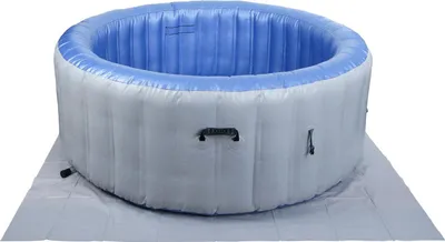 Produktbild von Whirlpool HWC-N97, Ersatz-Pool 5 Personen, In-/Outdoor aufblasbar PVC laminiert, rund Ø198cm, grau-blau