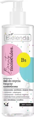 A product shot of a bottle of facial cleansing gel.