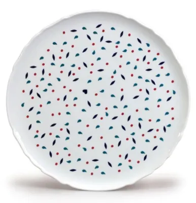 Produktbild von Thun 1794 Pizzateller, Tschechisches Porzellan, Tropfen, 32 cm, Thun