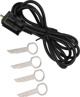 Obrázek produktu pro 3,5 mm audio vstupní adaptér s 4 nástroji pro demontáž, náhradní díl pro Ford Fiesta Mondeo Focus MK2 Transit Fusion