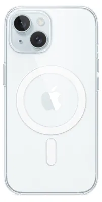 Image de Apple Clearcase MagSafe pour l'Apple iPhone 15 - Transparent