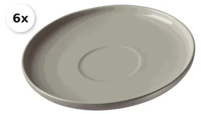 Produktbild von Untertasse zur Kaffeetasse 6er Set Jasper taupe
