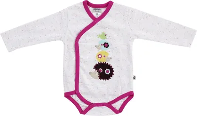 Produktbild von Jacky Wickelbody bestickt Forest Friends himbeere 80