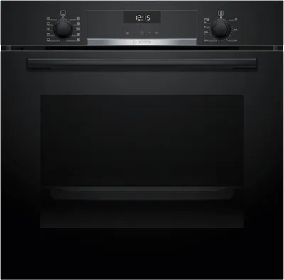Bosch HBG537BB3 Serie 6, Einbau-Backofen 60 x 60 cm, 10 Automatikprogramme, Schnellaufheizung