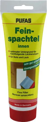 Produktbild von Pufas Feinspachtel FE 400g Spachtelmasse Holz Modellbau Fenster Fertigspachtel
