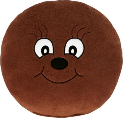 Obrázek produktu pro Polštářek Kulička - průměr 35 cm - Hnědá