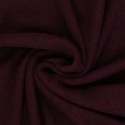 Strickstoff Bono by Swafing ab 0,5m x 160cm meliert Stricksweat Bauwollstoff Baumwollstrick Meterware aubergine