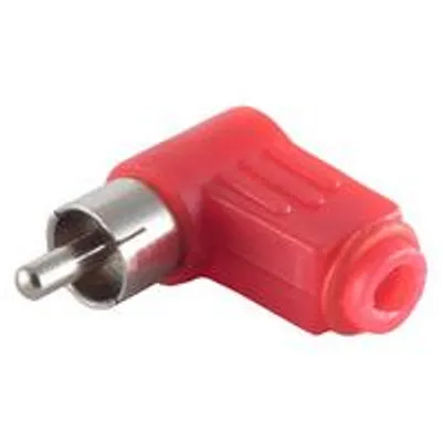 Produktbild von SHIVERPEAKS S/CONN maximum connectivity Cinchstecker, Winkel, rot (51410-R)