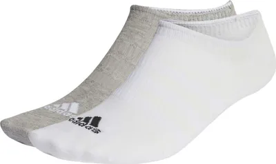 Produktbild von 3er Pack adidas Thin and Light No-Show Socken Uni 000 - mgreyh/white/black 43-45