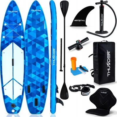 Produktbild von Sup 320Cm Aufblasbares Brett Mit Sitz, Doppelseitigem Paddel Und 150Kg Rucksack