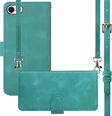 Immagine prodotto di Custodia pieghevole imoshion con cordino iPhone SE (2022 / 2020) / 8 / 7 - Turchese
