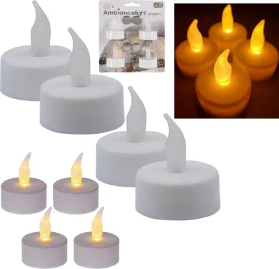 Image de Bougies chauffe-plat LED, lot de 2