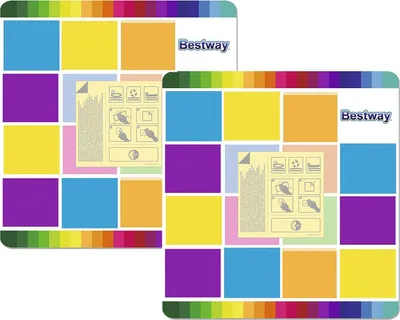 Produktbild von 20 Bestway Pool Flicken wasserfest selbstklebend Luftmatratze Reparaturflicken