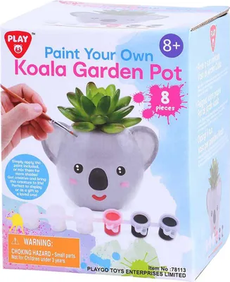 Immagine prodotto di Playgo Dipingi il tuo vaso di fiori Koala - 8dlg.