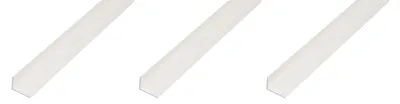 Zdjęcie produktu dla Profil listwy narożnej, PVC, biały, wymiary 30 x 20 x 1 mm, długość 2 metry