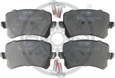 Produktbild von OPTIMAL Bremsbeläge Satz Hinten Bremsklötze für VW GOLF VI (5K1) BP-12334