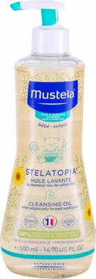 Produktbild von Mustela Bébé Stelatopia Duschöl Cleansing Oil 500 ml