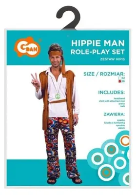 Obrázek produktu pro Kostým pro dospělé "Hippie", velikost 56 - Godan