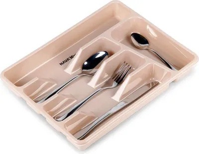 Produktbild von Besteckeinsatz für Schublade beige MISTY 33,5 cm