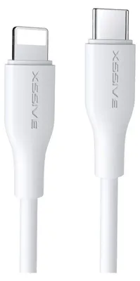 Produktbild von Xssive 20W 2 Meter USB-C zu iPhone Datenkabel 2.4A Schnell-Ladekabel Lade- und Synchronisationskabel weiß