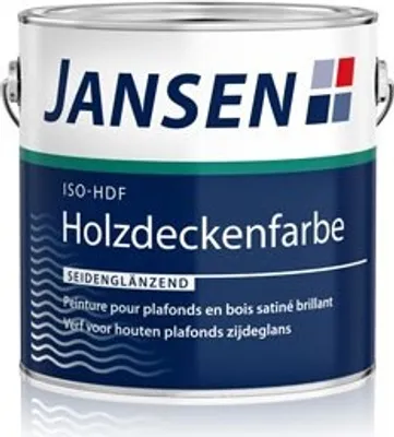 Produktbild von Jansen ISO HDF Holzdeckenfarbe weiß matt 5L