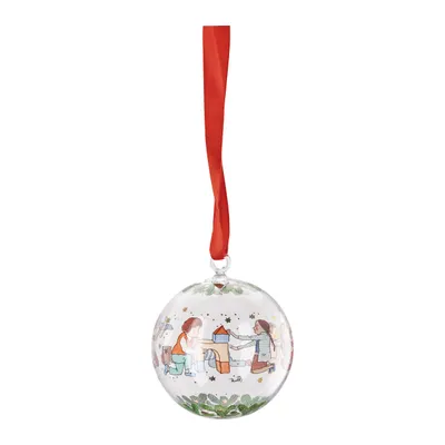 Produktbild von Hutschenreuther Kristallkugel 2025 „Weihnachtsspiele“ | Ø 6 cm, H 7,2 cm | Art.-Nr. 02253-723060-49707 | EAN 4011699895422