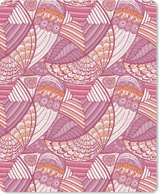 Produktbild von MuchoWow® Mauspad Mousepad Mädchen - Federn - Rosa - Muster - Mädchen - Kinder - Kinder 30x40 cm - Mousepads - Maus Mat - Pad - Mausunterlage - Mausmatten