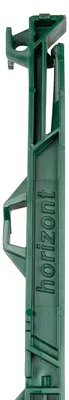 Produktbild von horizont Kunststoffpfahl ranger® 138 cm – Weidezaunpfahl mit stabilen Ösen, 125 cm über Boden, Doppelspitze, 40 Stück, grün