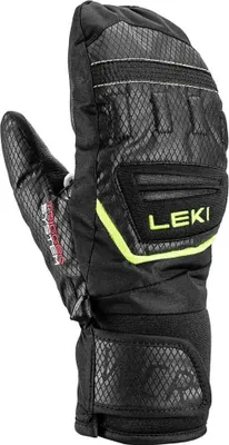 Produktbild von Leki Alpino Wcr Team 3d Fausthandschuhe Schwarz 8-9 Years Jungen,Mädchen Schwarz 8-9 Years