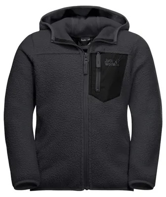 Produktbild von Jack Wolfskin Uni Kinder ICE CLOUD HOOD JACKET K Fleecejacke, phantom, 164