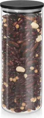 Obrázek produktu pro Kuchyňský kontejner na sypké potraviny Skleněný s těsněním 1,2 l