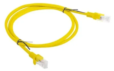 Obrázek produktu pro Lanberg PCU5-20CC-0100-Y, 1 m, Cat5e, U/UTP (UTP), RJ-45, RJ-45, Žlutá