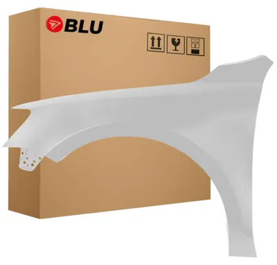 Productafbeelding van BLU Spatbord geschikt voor VW Volkswagen Jetta VI 6 LA7W Links Zilver ReflexSilber | 2010-2018 | Voorzijde | Gelakt | Montageklaar | Verzinkt